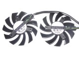 Power Logic PLD08010S12HH 12V 0.35A 4 wires 4 pins  vga fan MSI   graphics card cooler
