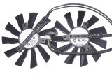 Pairs VGA Cooling PLD10010S12HH 12V 0.4A 4 Wire 4 Pins for Sapphire HD7950 HD7870 7970 HD6790 HD6850