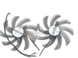 Twins Power Logic PLD10010S12M 12V 0.2A 3 Wire 3 pins vga fan graphics card cooler For Gigabyte
