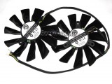 Twins Power Logic PLD10015B12H 12V 0.55A 4 wires 4 pins fan For MSI GTX680 graphics card
