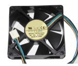 EVERFLOW 80*25mm 8CM R128025DU 12V 0.24A 4 wires 4 Pins Case Fan CPu cooler