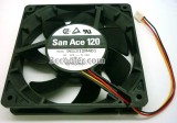 SANYO 12025 12CM 9G1212M401 12V 0.14A 3 Wires 3 Pins Case Fan