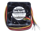 40MM 4028 Sanyo 9GV0412J303 12V 0.6A 3 Wires 4CM Cooling FAN