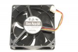 90MM 9038 9G0912G104 12V 1.1A 3 Wires 3 Pins 9CM Server Cooling