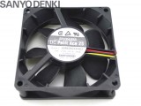 SANYO DENKI 80x25mm 109R0824H402 24V 0.08A 3 Wires 3 Pins Axial fan For Instrutment