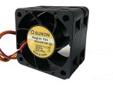 SUNON GM2404PQB1-8A 24V 2.9W 3 Wires 3 Pins Cooling fan 4028 4CM