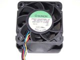 SUNON PSD1204PQB1-A (2).B3421.F.GN 12V 2.6W 4 Wires 4 Pins Cooling Fan 4028 4CM