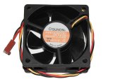 SUNON KDE1206PTB1 AR.V.B166 12V 2.2W 3 Wires 3 Pins 6025 6CM Case Fan