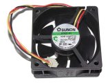SUNON KDE1206PTV2 MS.AF.GN 12V 0.8W 3 Wires Case Fan 60x25mm For HW41NL