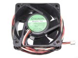 SUNON KDE1206PTV4 13.MS.B1060.AR 12V 0.8W 3 Wires 3 Pins Case Fan 6025 6CM