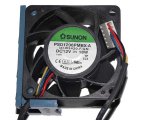 SUNON PSD1206PMBX-A (2).B3420.F.GN 12V 18W 4 Wires Server Fan 6038 6CM with blue Bracket