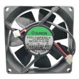 SUNON 80*20mm PSD1208PKB3-A (2).B3464.GN 12V 2.7W 2 wires 8cm case fan