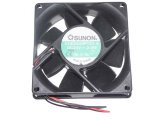 SUNON KDE2408PTS3-6 24V 2.4W 2 Wires Case Fan  8025 8CM