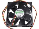 SUNON KDE1209PTV3 13.MS.B4599.AF.GN 12V 1.2W 3 Wires 3 Pins 9025 9CM Case Fan
