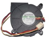SUNON GB1206PHV1-AY B1623.F.GN 12V 1.6W 3 Wires 3 Pins Blower turbo fan for Projector cpu