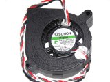 SUNON GB1245PKV1-8 11.B1451A.AR.X.GN 12V 0.5W 3 Wires 3 Pins Blower For Projector 45x20mm