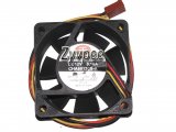 SUPERRED 6025 6CM CHA6012CS-A 12V 0.16A 3 Wires 3 Pins Case Fan