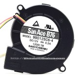 Sanyo 7020 7CM 9BD12SC6-6 DC12V 0.3A 3 Wires 3 Pins Case Blower Cooling fan