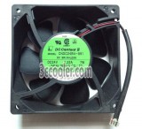 Servo 12038 12CM CNDC24B4-991 24V 0.32A 7W 2 Wires Square Fan Cooling Fan