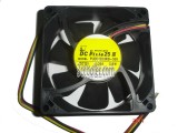 Servo 8025 8CM PUDC12D3RS-065 12V 0.05A 0.6W 3 Wires 3 Pins Case fan