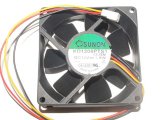 SUNON KD1208PTS1 13.GN 12V 1.8W 3 Wires 3 Pins Case Fan 8025 8CM