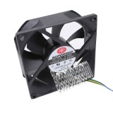 Superred 8CM 8025 CHA8012DS-AP(R) 12V 0.30A 44.13 CFM PWM 4 Wires 4 Pins Case Fan