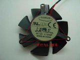 T125010BL 12V 0.13A 2Wire Video Fan 39x39x39mm Hole Size