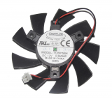 EVERFLOW 8015 T128015SH 12V 0.32A 2-Wires 2 Pins frameless vga fan