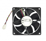 NIDEC 8025 8CM T80T12MS11A7-07A02 E.P.TJ5T2-A00 12V 0.35A 4 Wires 4 Pins Case Fan