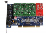 Wildcard TDM400/TDM400P 4 (3 FXS + 1 FXO) Port PCI interface analog Card