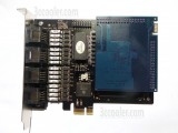 TE220B (TE220 2 E1/T1/J1 Port PCIe Asterisk Card with VPMOCT128 Echo Cancellation Module)