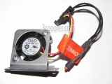 T&T 2510L03B NF1 3.3V 0.18A 3 Wires Cooling fan with metal bracket and light