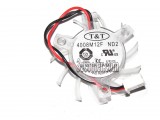 T&T 4CM 4008M12F ND2 12V 0.1A 2 Wires 2 Pins Frameless cooler vga fan graphics card fan
