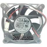 60MM T&T 6020 6020M12B ND1 12V 0.14A 2 Wires Cooling FAN