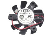 T&T 7015M12F ND1 12V 0.25A Frameless vga fan 2 wires 2 pins for video card graphics card