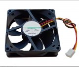 80mm U80T12MMA7-52 12V 0.08A 3 Wires 3 Pins 8CM Cooling Fan 80x25mm
