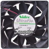 NIDEC 12038 24V 0.39A V12E24BLM9-51 2 Wires 12CM inverter converter server case fan