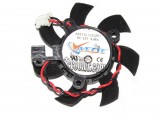 VETTE A5010L12S 12V 0.08A 2 wires 2 pins frameless black vga fan HD4350 4550 graphics card cooler
