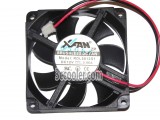 XFan 50x12mm RDL5012S1 12V 0.06A 2 Wires 2 Pins Axial DC Fan
