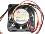 Y.S.TECH 4015 40*15mm FD124015HB 12V 0.16A 3 Wires Case fan 4CM mini cooler