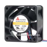 Y.S.TECH 6CM 6025 FD246025HB 24V 0.09A 25.4CFM 3 Wires Case Fan For inverter