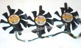 3Pcs Group Y.S.TECH 8CM YD128015EL 12V 0.46A 4 Wires Frameless VGA Cooler Fan