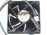 Y.S.TECH 80*25mm FD128025EB-N 12V 0.45A 4 Wire 4 Pins 8cm case fan,cpu fan, cooling fan