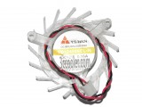 Y.S.TECH YD124509EL-N 12V 0.16A 2 Wires 17 Blades VGA cooling fan
