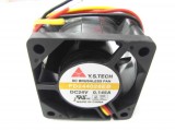 Y.S.Tech 40x28mm FD244028EB 24V 0.145A 3 Wires Axial Fan For Case