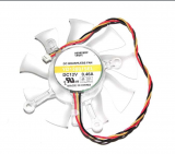 Y.S.TECH 8CM YD128015EL 12V 0.46A 3 Wires 3 Pins 4 Mounting-holes VGA Cooling Fan