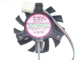 VGA Cooling DFS601012M 12V 2.0 W 4Wire 4 Pins PWM Video Cooling Fan