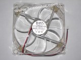 Young Lin 12025 12CM DFS122512L 12V 2.2W 2Wires Cooler Fan with LED