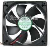 Young Lin 12CM 12025 DFS122512M 12V 2.8W 2 Wires Square Cooling fan