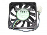 Young Lin 6010 6CM DFB601012L 12V 1.6W 4 Wires 4 Pins Case Fan